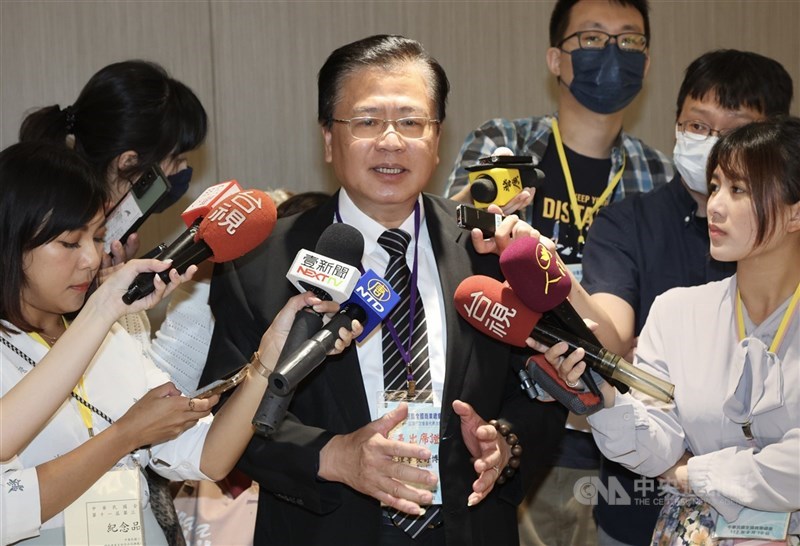 圖為商總理事長許舒博。 (中央社檔案照片)