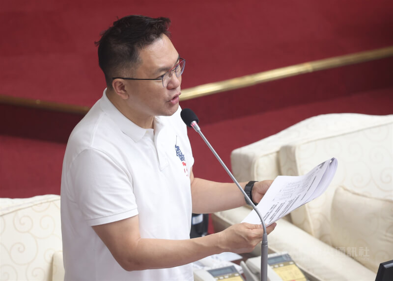 國民黨台北市議員張斯綱。(中央社檔案照片)