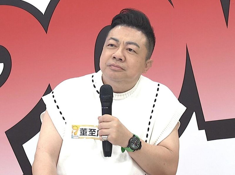 藝人董至成(圖)錄製節目「同學來了」,分享「助理主持不好當」有趣的往事,透露自己曾太頻繁搶話,惹怒藝人胡瓜。(中天提供)中央社記者洪素津傳真 114年6月17日