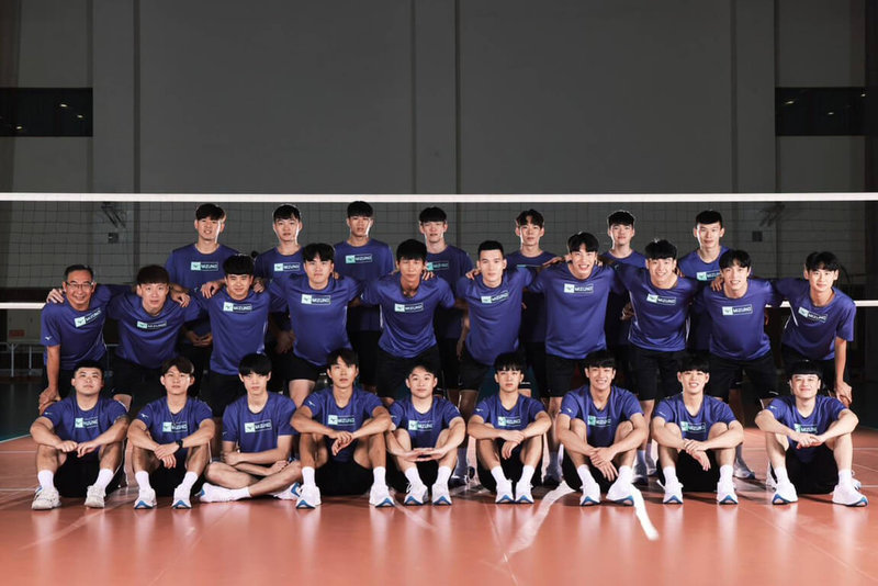 亞洲男子排球國家盃17日在巴林麥納瑪開打,以德國世大運為主體的台灣男子排球隊,將於18日首戰菲律賓目標要闖進4強。(中華民國排球協會提供)中央社記者黎建忠傳真 114年6月17日