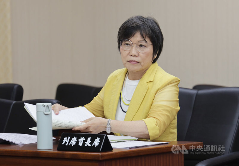 立法院內政委員會19日邀請內政部長劉世芳(圖)列席,繼續審查住宅法部分條文修正草案。中央社記者裴禛攝 114年6月19日