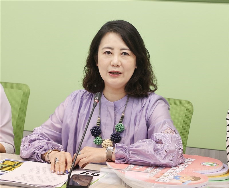 圖為民進黨團幹事長吳思瑤。(中央社檔案照片)