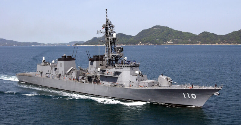 圖為日本海上自衛隊護衛艦「高波號」。(圖取自日本海上自衛隊網頁mod.go.jp/msdf/)