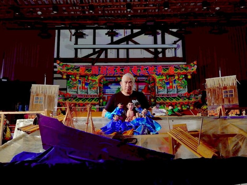 雲林縣「口湖牽水狀」祭祠活動邁入180年,布袋戲藝師黃世志(圖)將其改編成布袋戲,29日將於金湖萬善爺廟廣場演出。(黃世志提供)中央社記者蔡智明傳真 114年6月22日