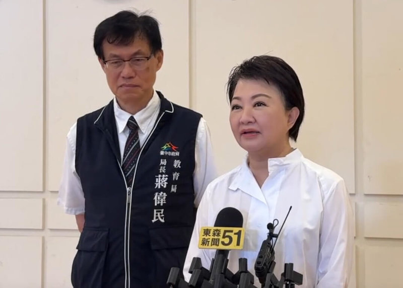 台中市長盧秀燕23日受訪談到關於總統賴清德啟動團結國家十講時說,希望賴總統能回應以色列與伊朗戰爭的國家因應方案。(民眾提供)中央社記者趙麗妍傳真 114年6月23日
