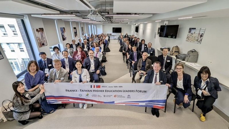 「2025台灣-法國高等教育高峰會」日前在法國里爾舉行,並透過「歐洲日」活動,連結雙方學研機構,以發展台歐長期實質合作關係。(教育部提供)中央社記者許秩維傳真 114年6月23日