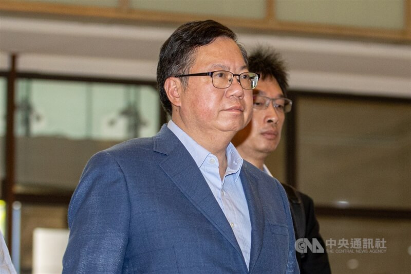 前桃園市長鄭文燦(前)涉華亞科技園區土地開發貪污案。(中央社檔案照片)