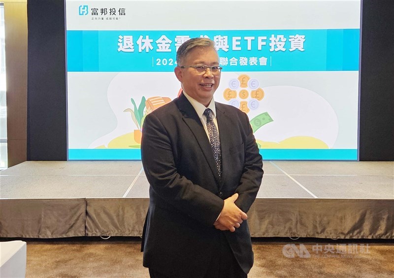 圖為鴻富邦投信董事長黃昭棠。 (中央社檔案照片)