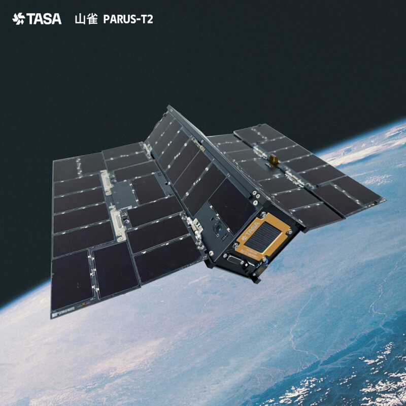 國家太空中心自製立方衛星山雀T2,台灣時間24日搭乘SpaceX獵鷹九號火箭Transporter 14航班自美國范登堡空軍基地升空。(圖取自facebook.com/TaiwanSpaceAgency)