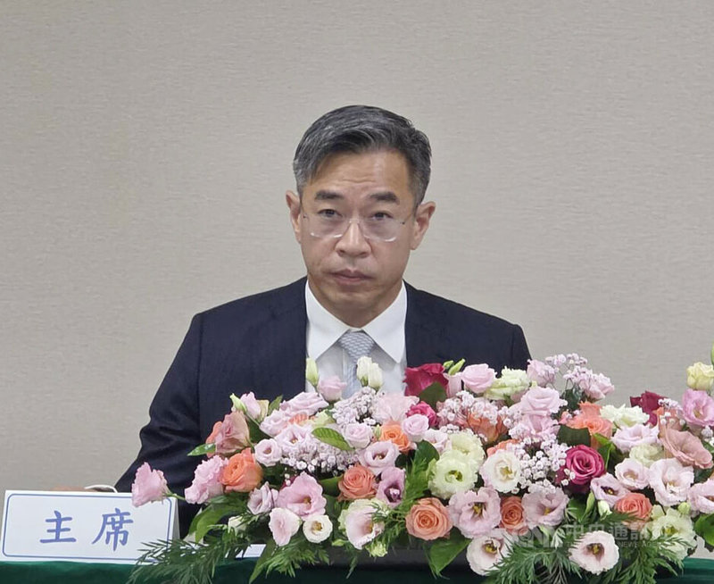麗嬰房27日舉行股東會,股東關心上海大樓的股權出售,董事長林柏蒼(圖)回應相關進度。 中央社記者江明晏攝 114年6月27日