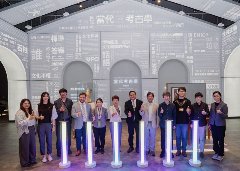 台灣史前文化博物館28日推出全新常設展「當代考古廳」,透過沉浸式劇場、AR擴增實境與互動展演,生動呈現人類文化發展,以及史前人群體現多元價值的樣態。(史前館提供)中央社記者盧太城台東傳真 114年6月28日