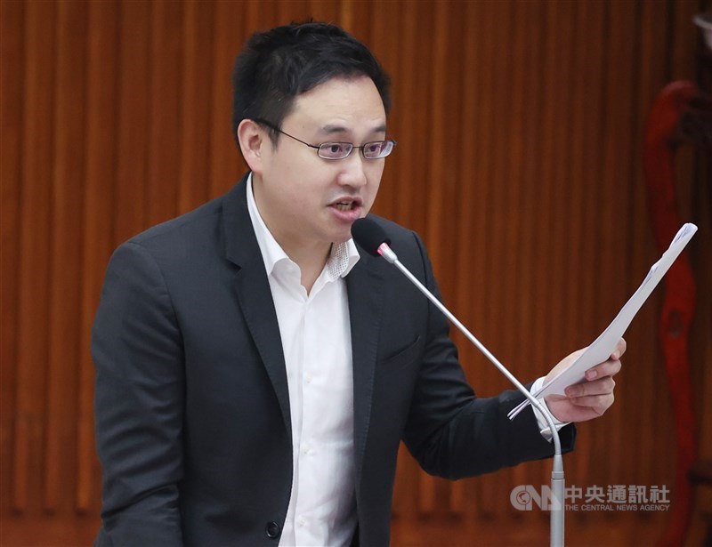 圖為民進黨籍台北市議員趙怡翔。(中央社檔案照片)