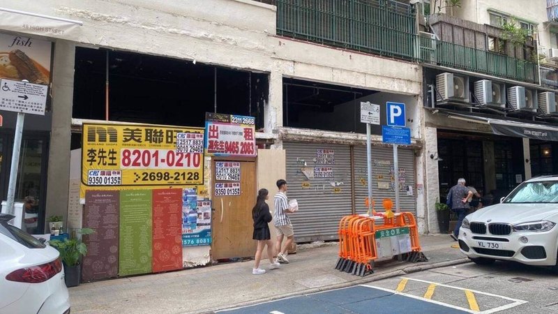 香港國安法實施後,台灣人Michael仍然留港工作。他說,疫情後香港經濟出現很大變化,很多商店結業,包括他以前最愛流連的西環高街幾家餐酒館。(受訪者提供)中央社記者陳鎧妤傳真 114年6月30日