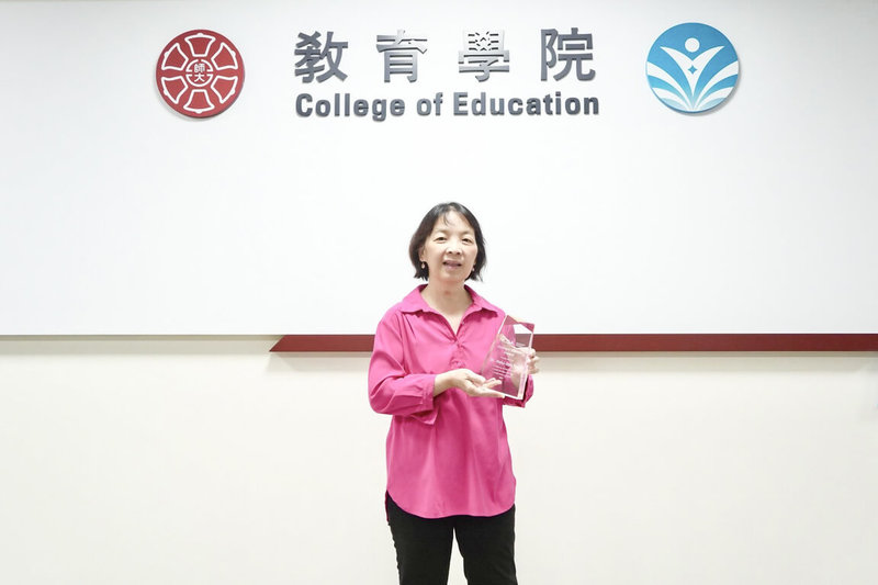 台灣師範大學教育心理與輔導系特聘教授田秀蘭長期投入弱勢族群生涯輔導,獲美國生涯發展學會頒發終身成就獎。(台師大提供)中央社記者許秩維傳真 114年7月1日
