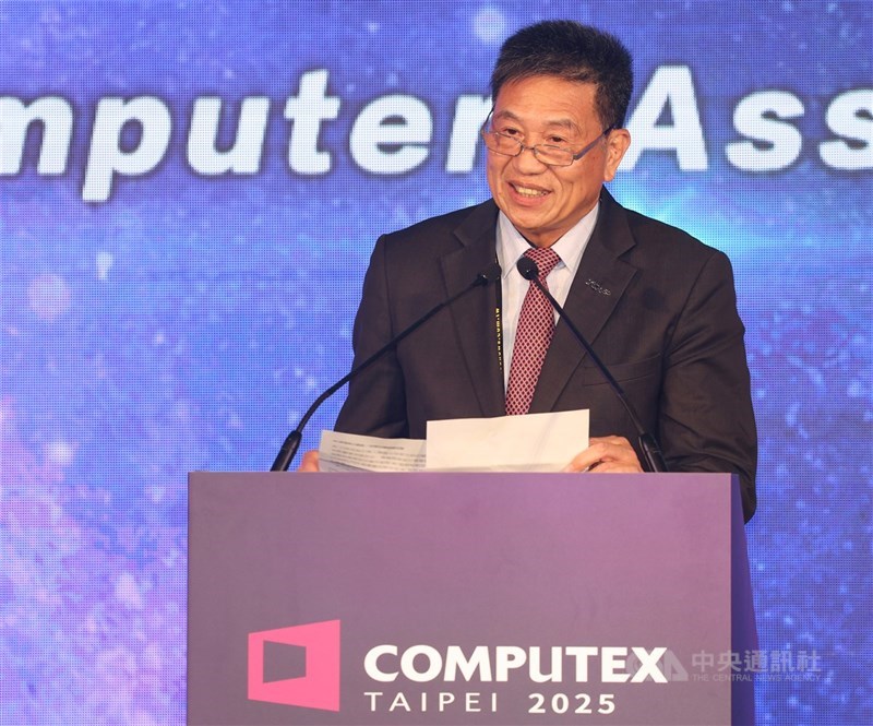 圖為台北市電腦公會理事長彭双浪（中央社檔案照片）