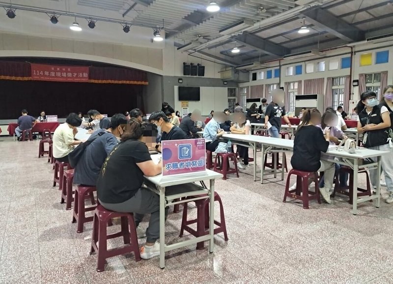 勞動部勞動力發展署桃竹苗分署5日將舉辦苗栗首場大型徵才活動,預計有36家企業參與,提供約1500個職缺。(桃竹苗分署提供)中央社記者管瑞平傳真 114年7月2日