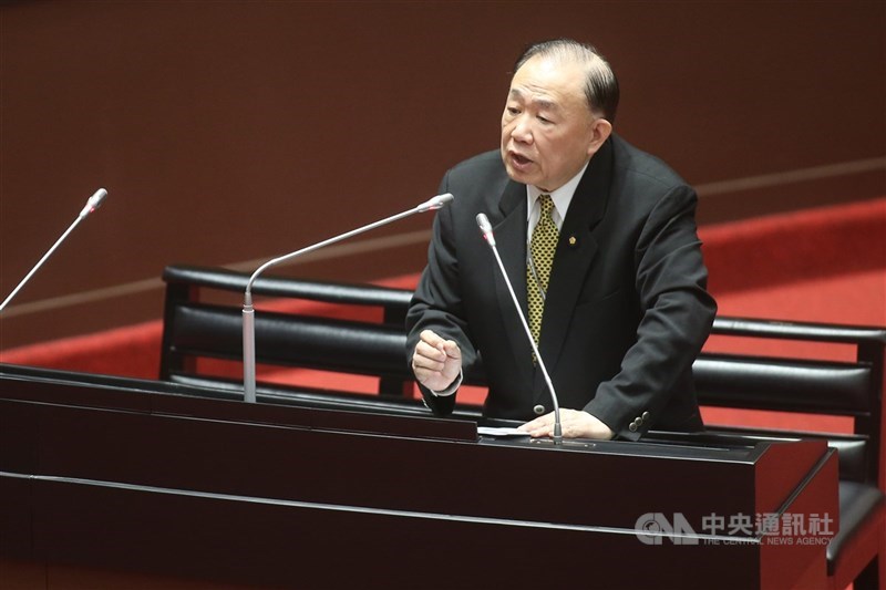 圖為國民黨立委陳永康。（中央社檔案照片）