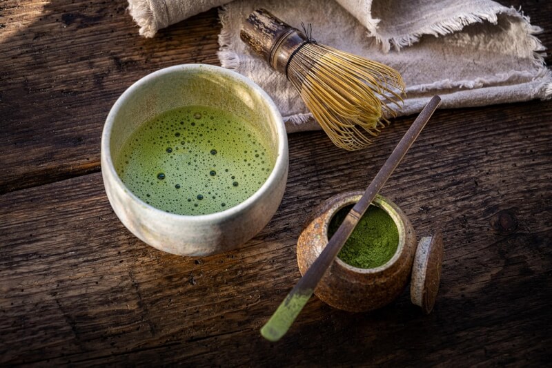 抹茶飲品在社群媒體上爆紅,導致全球出現抹茶短缺現象。(示意圖/圖取自Pixabay圖庫)