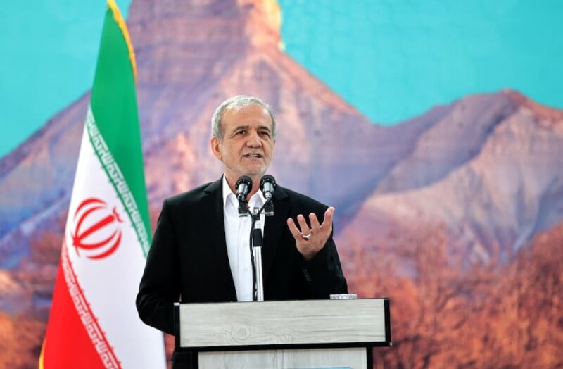 伊朗總統裴澤斯基安。(Iran