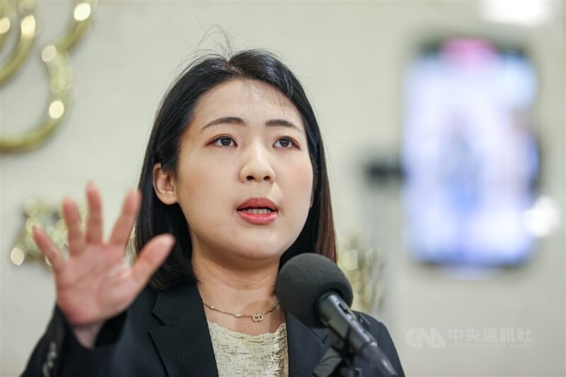 台北市第7選區立委徐巧芯。（中央社檔案照片）