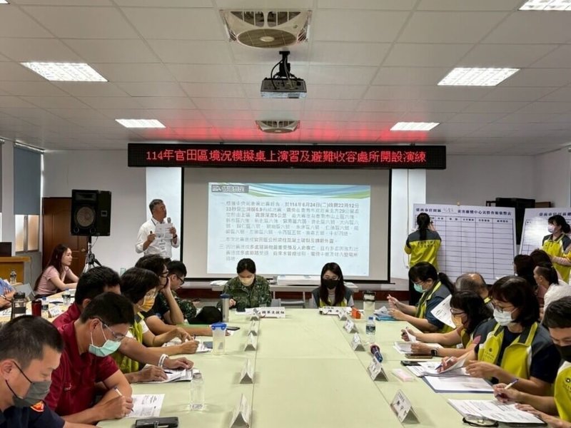 近來地震頻傳,台南市政府114年規劃11個行政區擴大演練避難收容,全面強化災時即時應變能力,並呼籲市民提升自主防災意識,準備符合需求的「緊急避難包」。(台南市政府提供)中央社記者張榮祥台南傳真 114年7月4日