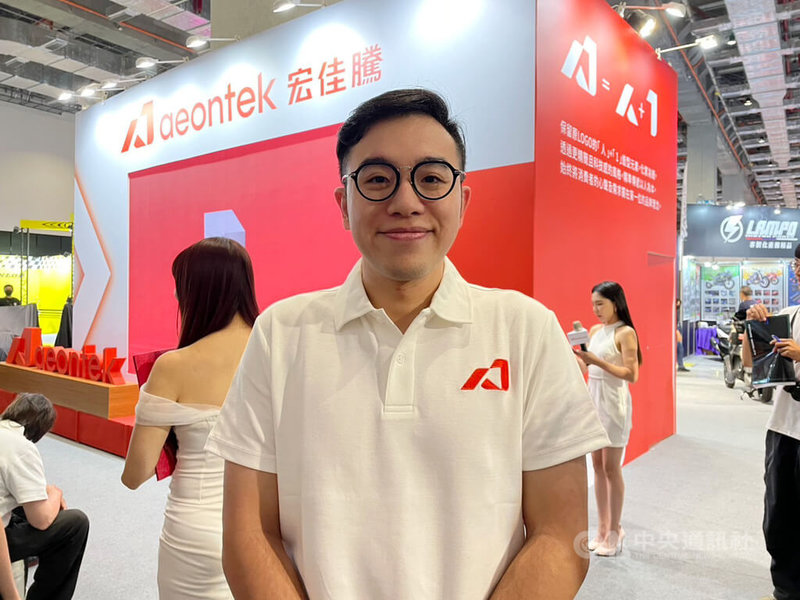 宏佳騰總經理特助鍾亞成4日下午表示,美越貿易協議底定,宏佳騰越南廠可彈性因應,扮演全球供應鏈採購的角色。中央社記者鍾榮峰攝 114年7月4日