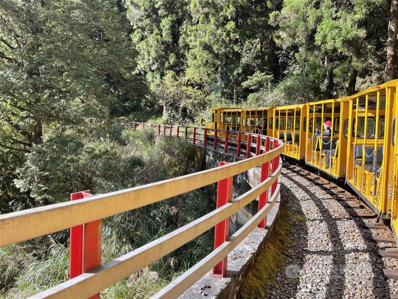 圖為太平山國家森林遊樂區內的蹦蹦車。(中央社檔案照片)