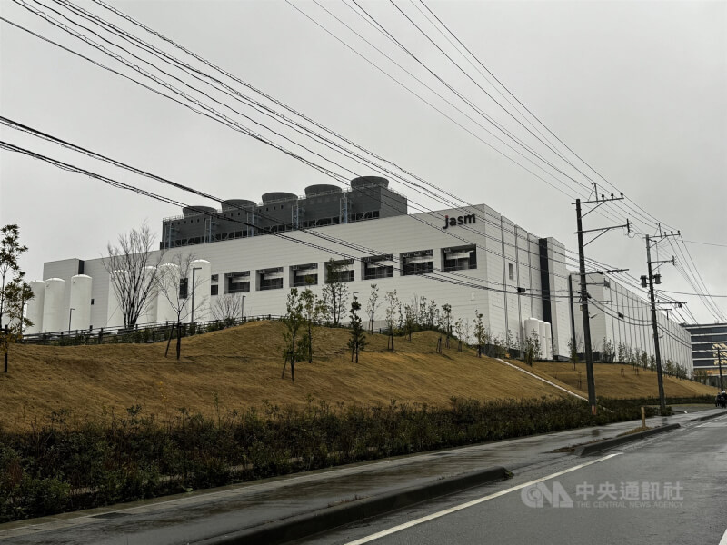 台積電熊本廠。(中央社檔案照片)