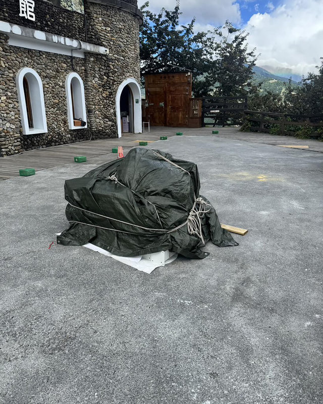 颱風丹娜絲持續接近台灣，清境農場6日中午12時起至7日預警性休園，維護遊客安全。（清境農場提供）中央社記者鄭維真傳真  114年7月6日