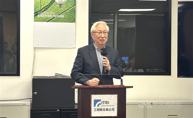 圖為工研院董事長吳政忠。 (中央社檔案照片)