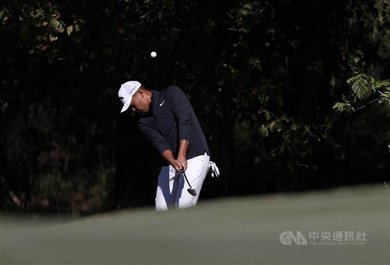 俞俊安最終回合拉尾盤,PGA約翰迪爾菁英賽並列第21。(中央社檔案照片)
