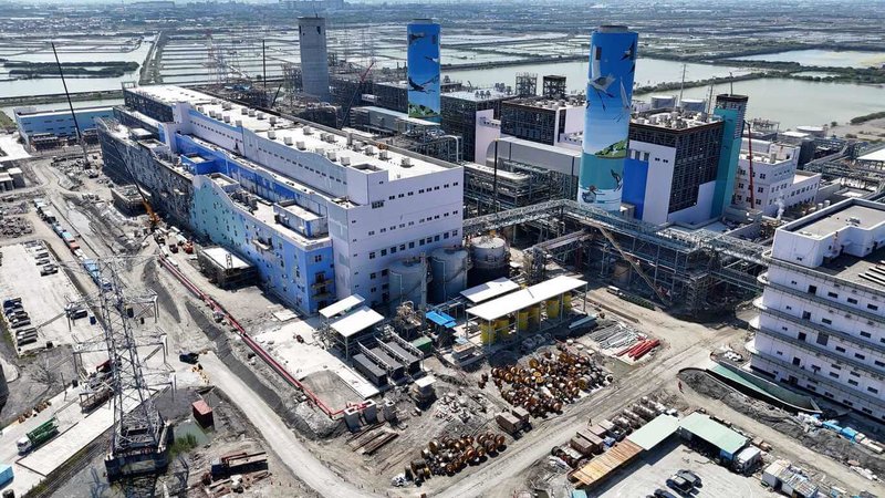 GE Vernova在台電興達電廠的新1號機組正式啟用,最高可輸出1.3 GW電力。(GE Vernova提供)中央社記者曾智怡傳真 114年7月7日