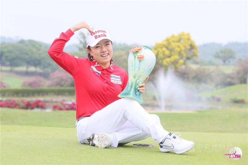 台灣女子職業高爾夫好手蔡佩穎,入選JLPGA六月份最佳球員候選名單。(中央社檔案照片)