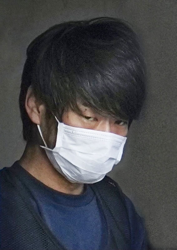 山上徹也(圖)涉嫌行刺日本前首相安倍晉三,現仍關押在看守所。(共同社)