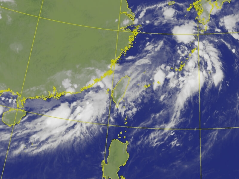 11日上午8時30分衛星雲圖。（圖取自氣象署網頁www.cwa.gov.tw）
