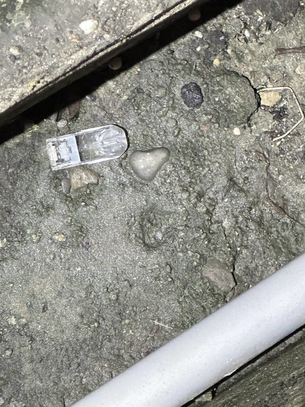 高雄蘇姓男子12日凌晨開車逆向撞上對向車輛。警方到場發現蘇男在路旁將可疑物品丟棄水溝，經查疑為二級毒品依托咪酯，後續依毒品罪送辦。（高雄市新興警分局提供）中央社記者洪學廣傳真  114年7月12日