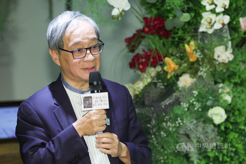 「台灣蘭花百姿-台北展」開幕式14日下午在國立歷史博物館舉行,文化部長李遠(圖)應邀出席並致詞。中央社記者趙世勳攝 114年7月14日