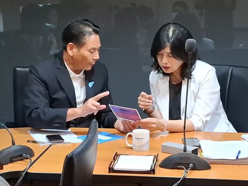 連江縣長王忠銘（左）17日率縣府團隊前往拜會交通部觀光署長陳玉秀（右），盼觀光署能挹注行銷資源，讓馬祖在國旅與國際市場中發揮更大觀光潛力。（連江縣政府提供）中央社記者潘欣彤傳真  114年7月17日