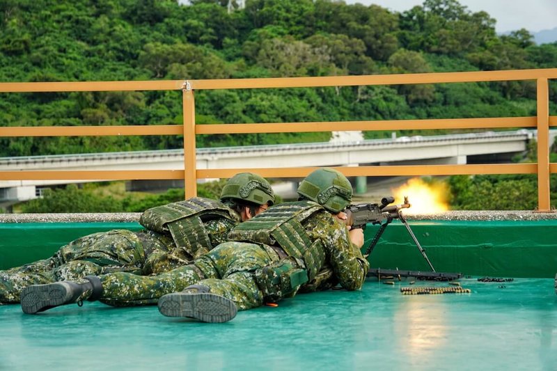 軍聞社18日報導指出，國軍各作戰區後備部隊經過臨戰訓練後，已恢復戰力投入作戰。（國防部提供）中央社記者吳書緯傳真　114年7月18日