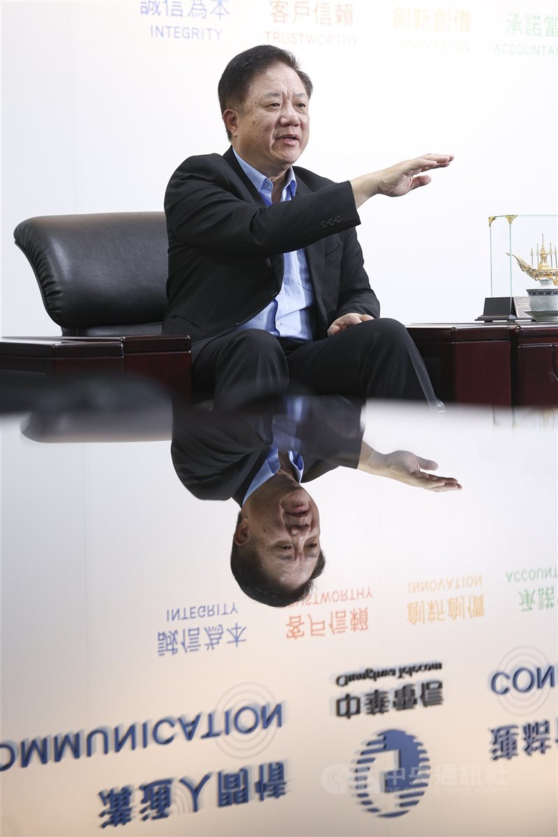 中華電信董事長簡志誠。(中央社檔案照片)