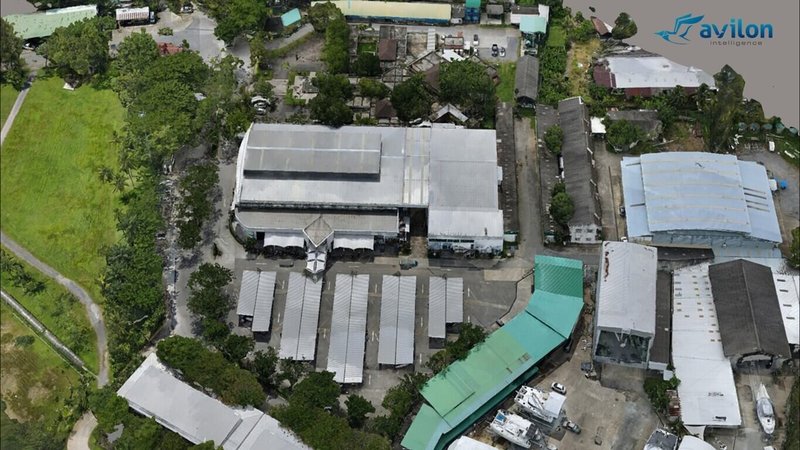 奧榮科技無人機拍攝高解析度影像,運用AI完成地景3D建模,支援施工進度監控。(奧榮科技提供)中央社記者蘇筱雯傳真 114年7月18日
