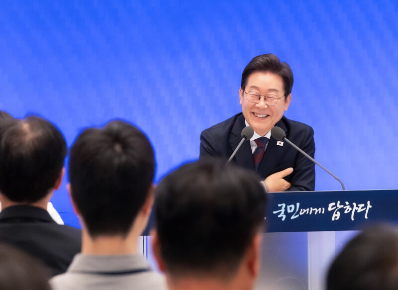 韓國總統李在明。(圖取自facebook.com/jaemyunglee)