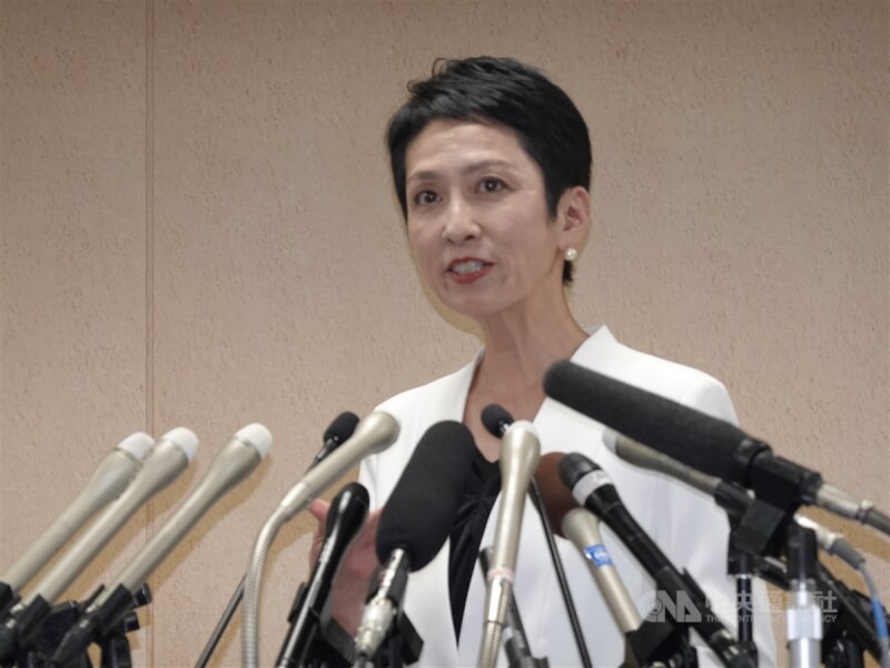 台裔日籍參議員蓮舫。(中央社檔案照片)