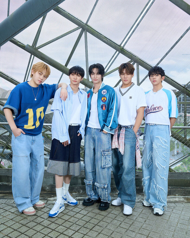 韓國男團DKB為了CRUSH ON YOU POP-UP IN TAIPEI活動來台快閃3天,20日成員與台灣媒體見面,也分享他們心中的「台灣感性」。(FU Entertainment提供)中央社記者洪素津傳真 114年7月20日