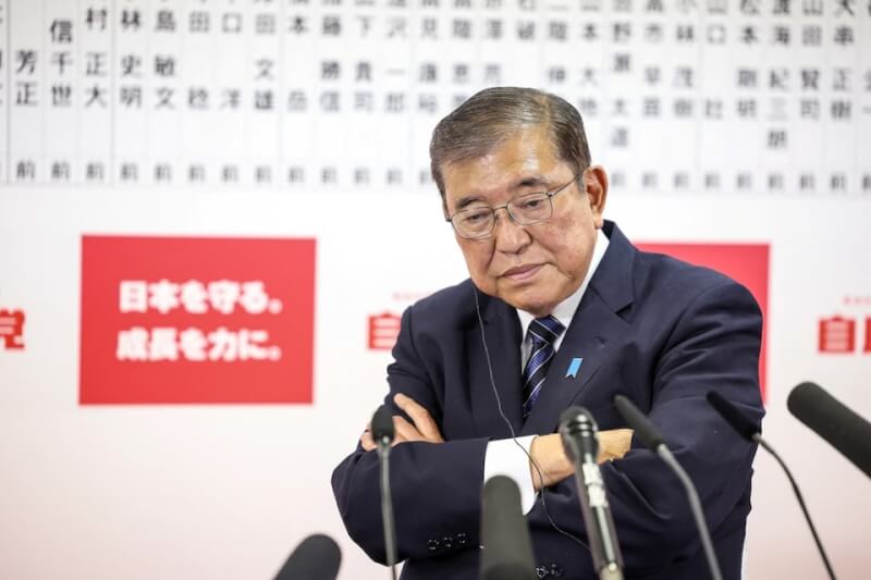 日本首相石破茂。(路透社)