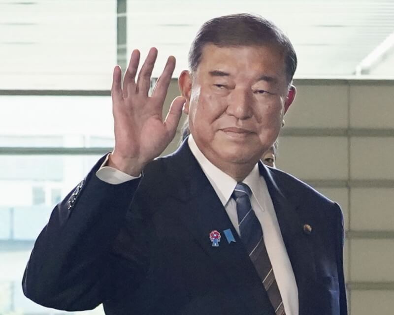 日本首相石破茂。（共同社）