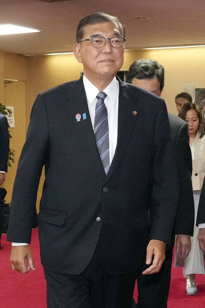 日本首相石破茂。（共同社）