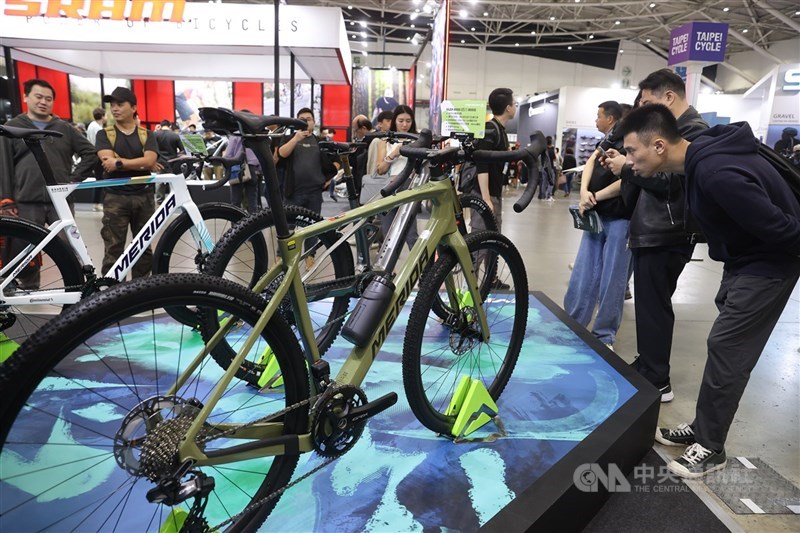 圖為自行車展（中央社檔案照片）