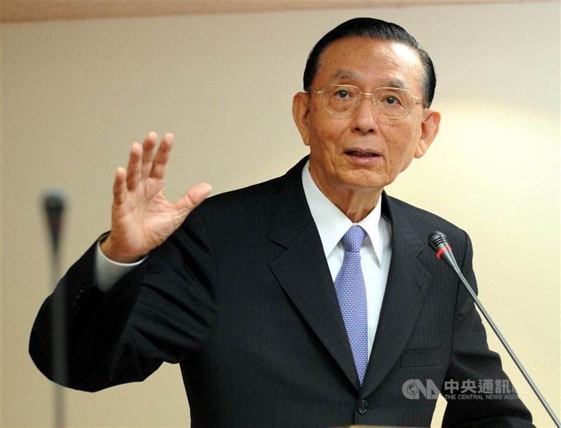 前行政院副院長邱正雄近日辭世。（中央社檔案照片）