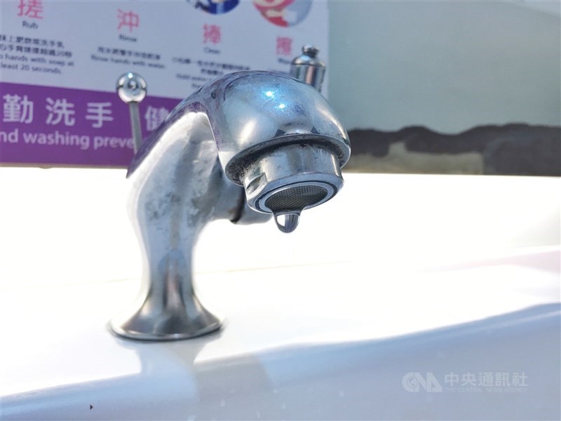 圖為自來水。 (中央社檔案照片)